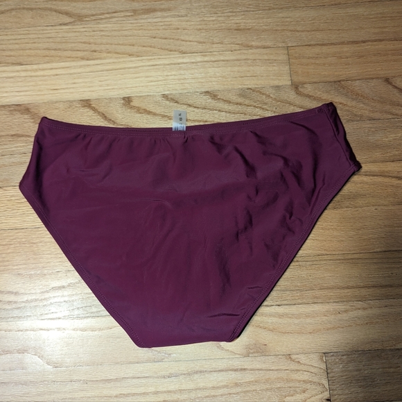 Wine Berry Bikini Swim Bottom Medium Coverage - Picture 4 of 12